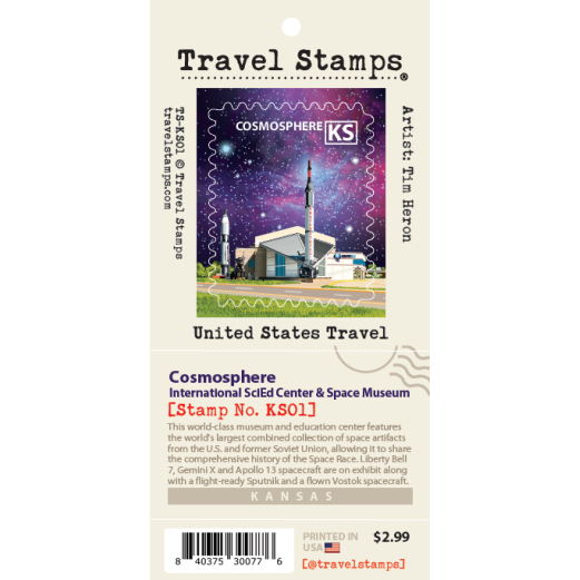 Cosmosphere Travel Stamp